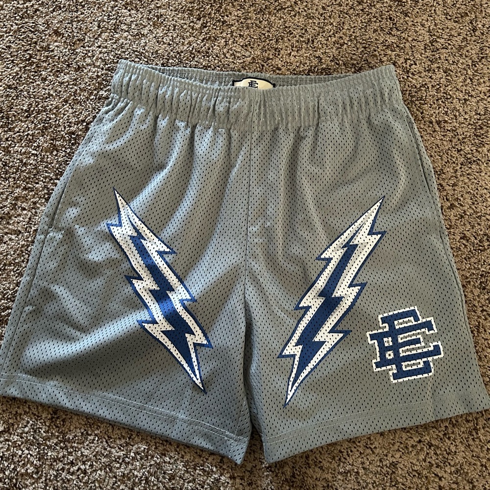 Eric Emanuel Lightning bolt shorts